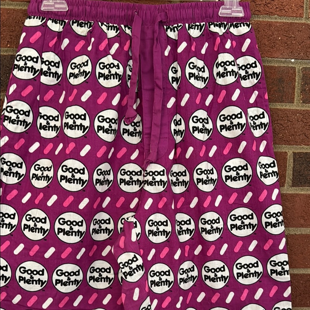 Good & Plenty Unisex Purple Lounge/Pajama Pull On Elastic Waist/Drawstring Pants - Picture 2 of 6